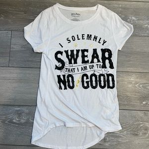 white harry potter t shirt